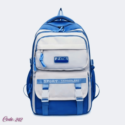 Academy Style Lightweight School & College Student Bag (blue)