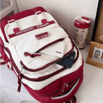 Academy Style Lightweight School & College Student Bag (Red) - Image 3
