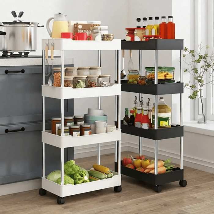 Movable Multipurpose Storage Rack Cart - Image 1