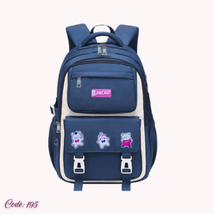 Waterproof Soft Student School Bag (Blue)