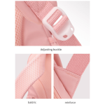 Waterproof Soft Student School Bag (Pink) - Image 4